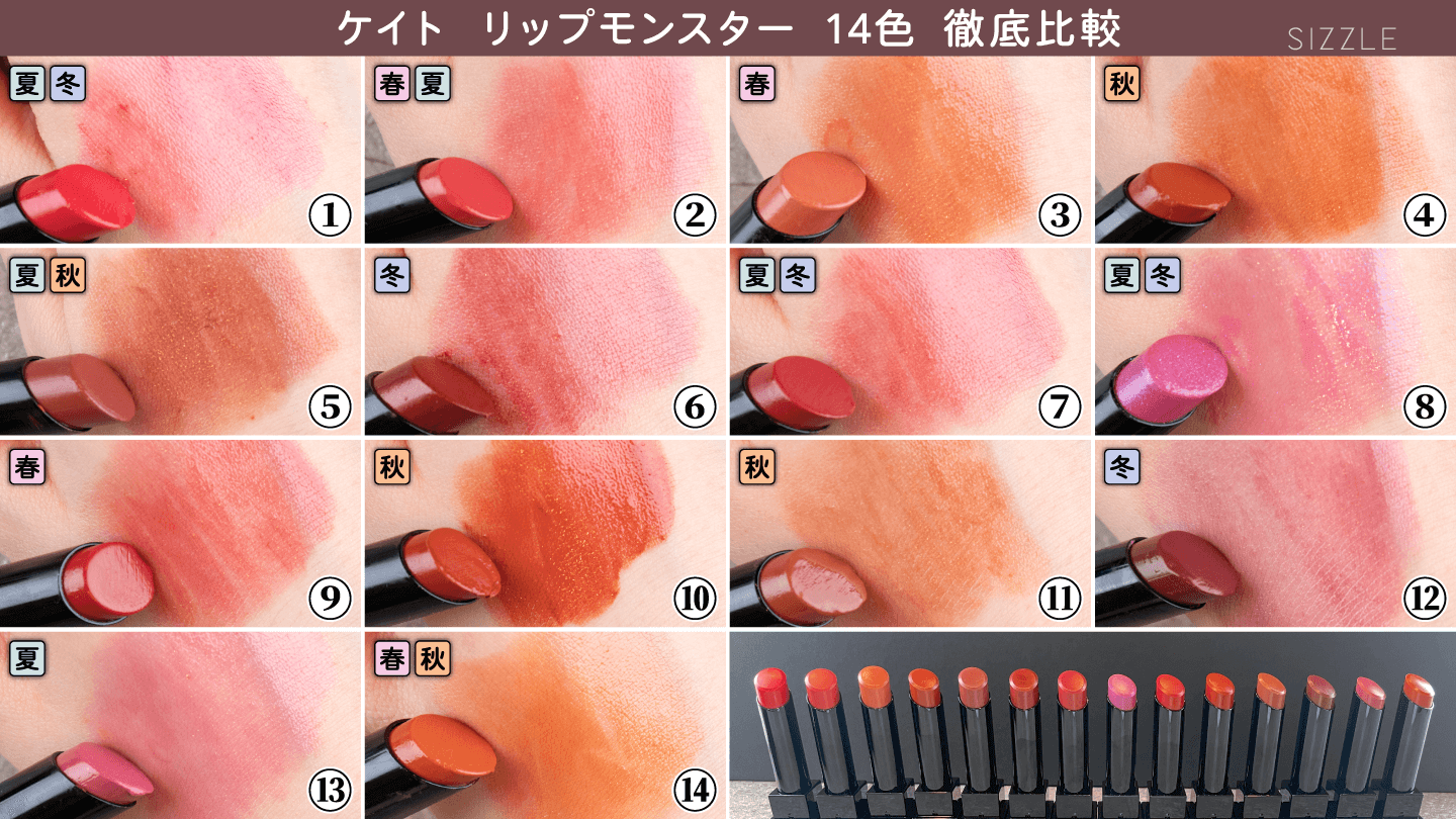 KATE ケイト LIP MONSTER リップモンスター コンプリート 全種 